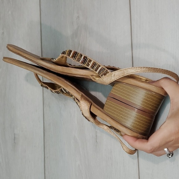 Coconuts By Matisse Marisa Women Ankle Heels Sandals Thin shoes sz 10 - Picture 8 of 12